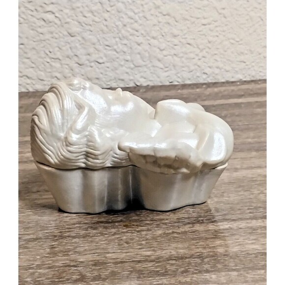 Vintage Praying Angel Jewelry Trinket Box - Picture 3 of 11